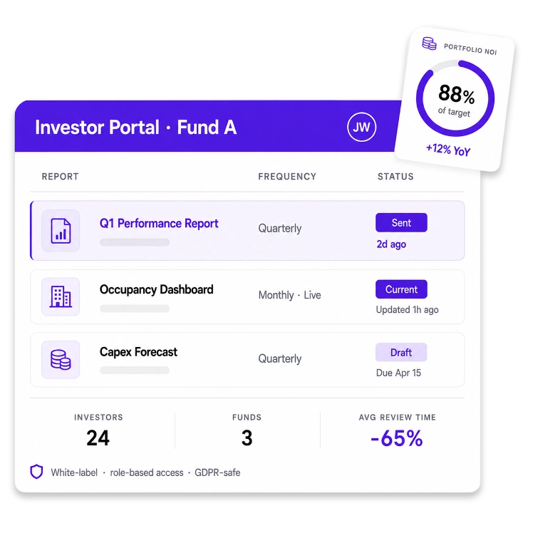Owner & investor portal